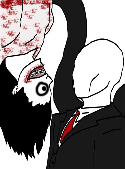 Slendy And Jeff The Killer By Emosxull On Deviantart