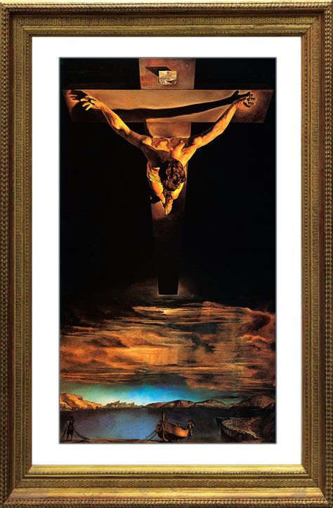 Salvador Dali Limited Edition Lithograph Christ St John On The Cross