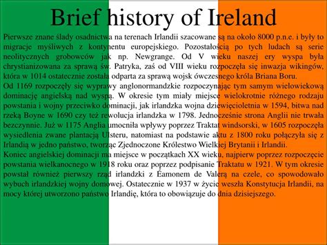 Ppt History Of Ireland Powerpoint Presentation Free Download Id