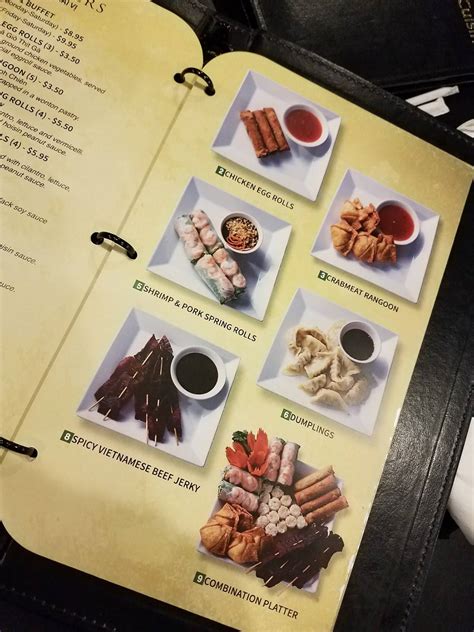 Menu at Thanh Linh Vietnamese Restaurant, Peoria