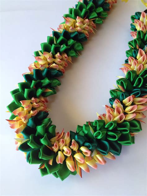 Pulumelia With Tie Reef Ribbon Leidesigned By Tracy Haradauimauamau