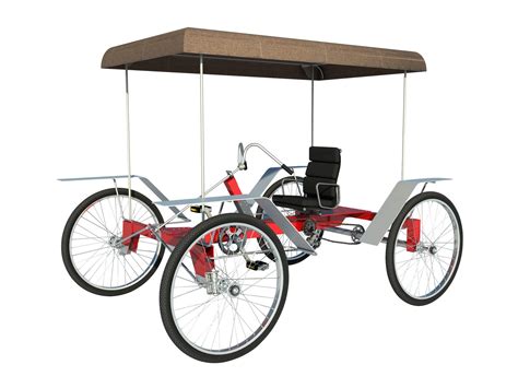 Buy 4 Wheel Bike Plans Diy Pedal Car Quad Cycle Rickshaw Pedicab Build