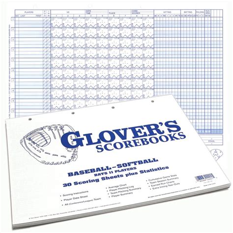 Filter competitions (use the checklist below to remove all the competitions you do not want to see in the live scores page). Glover's 30 Game Score Sheets With Stats | Sports Advantage