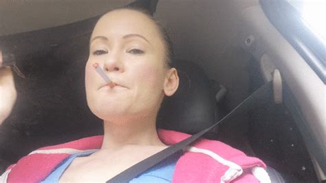 Smoking In The Car Vicki Peach Clips4sale