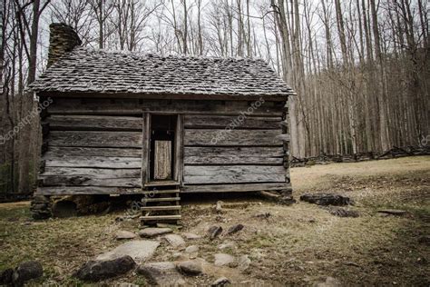 Pioneer Cabin In The Smoky Mountains National Park — Stock Photo