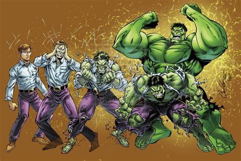 Incredible Hulk Transformation Marvel Comics Marvel Superheroes Art