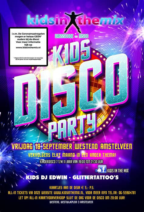 Kids Disco Party 18 September Kids In The Mix
