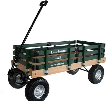 Heavy Duty Loadmaster Dark Green Wagon Beach Garden Utility Cart