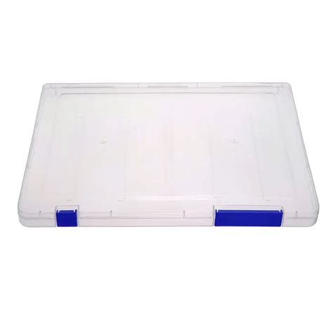 Kicute Modern A4 Clear File Tranparent Plastic Document Cases Desk