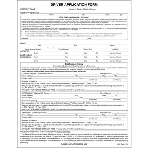 Jonson, i am a delivery driver looking for a job in my area of work. Driver Application For Employment