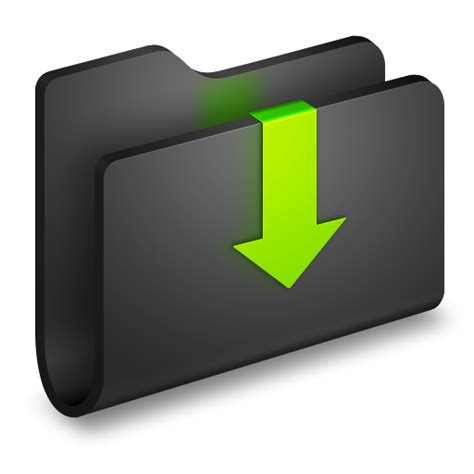 Downloads Black Folder Icon Alumin Folders Iconset Wil Nichols