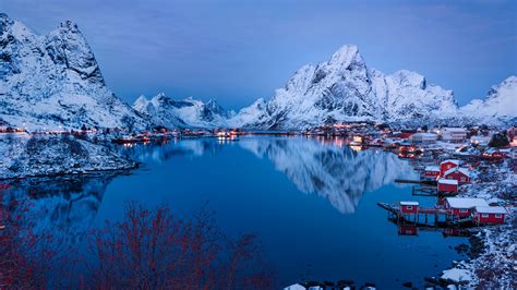 1920x1080 Mountains Houses Winter 5k Laptop Full Hd 1080p Hd 4k