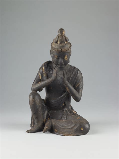 Seated Figure Of A Bodhisattva Playing Music Saint Louis Art Museum