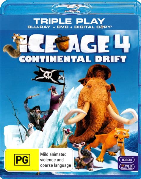 Ice Age Continental Drift Blu Ray Dvd Digital Copy Edizione