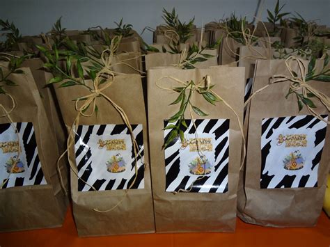 Jungle Safari Birthday Party Handmade Goodie Bags Safari Birthday