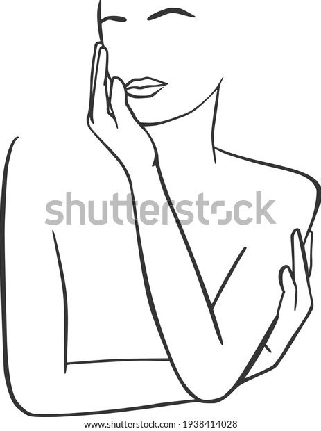 Naked Women Line Art Clipart Nude Stock Vector Royalty Free Shutterstock