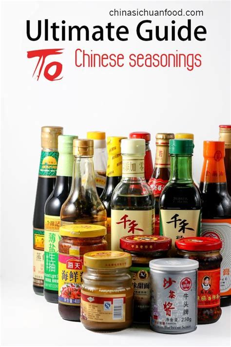 Chinese Sauces And Pastes Guide To Basic Chinese Cooking Chinese