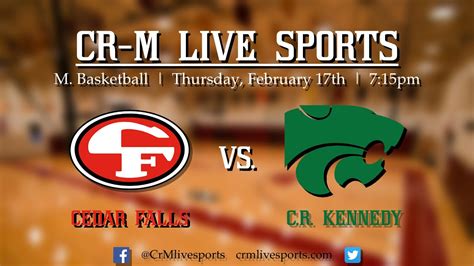 Bbkb Cedar Falls Tigers At Cr Kennedy Cougars Youtube