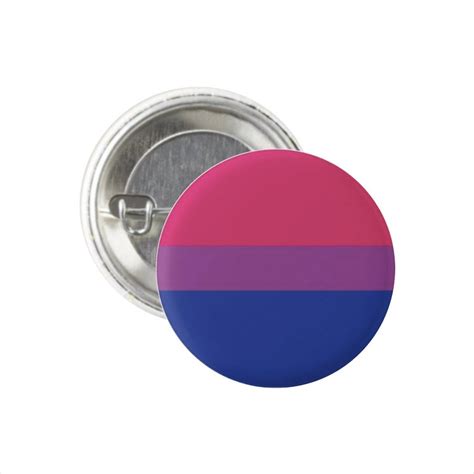 Bisexual Bi Pride Flag Pin Botón De Círculo Redondo De 1 Etsy