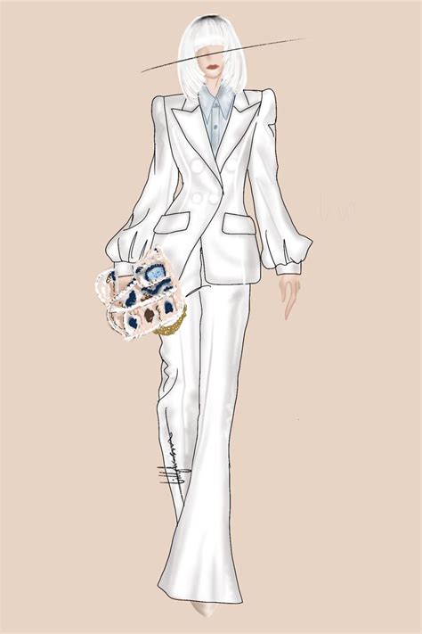 Digital Fashion Illustration Of Women Pant Suits Designers De Moda Ideias Fashion Desenho De