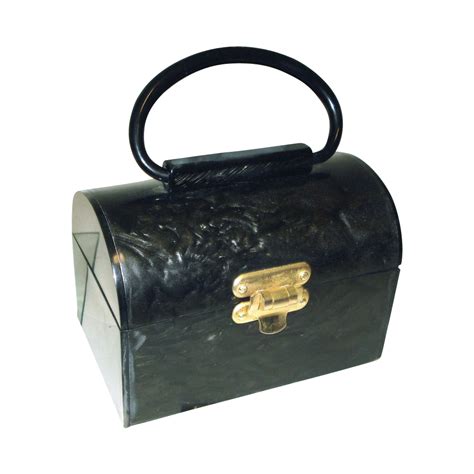 Vintage 1950s purse . 1950s handbag . 1950s Lucite Purse 