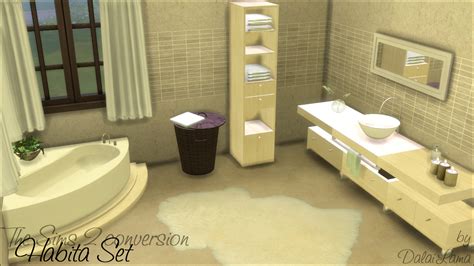 My Sims 4 Blog Ts2 Reflexsims Habita Bathroom Conversion By Dalailama