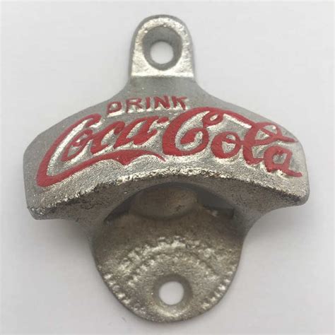 Coca Cola Coke Silver Bottle Opener Kidscollections