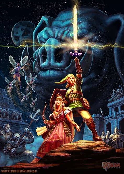 Link Princess Zelda Ganon Moblin Agahnim And 1 More The Legend Of