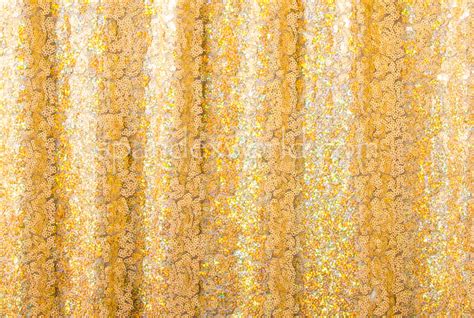 Stretch Sequins Nude Gold Holo Spandex World