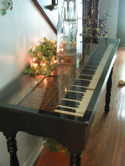 Repurposed For Life Piano Keyboard Made Into A Table