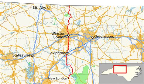 Highway road map of north carolina. North Carolina Highway 8 - Wikipedia