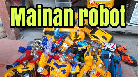 review mainan robot youtube