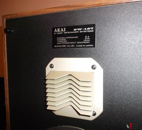 Vintage Akai Sw 127 Speakers Photo 645955 Us Audio Mart