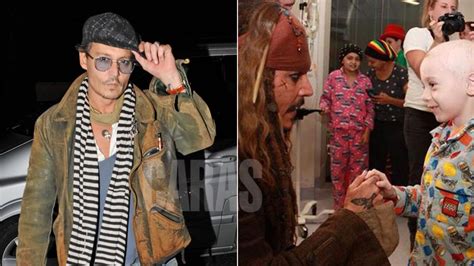 Johnny Depp Sorprendió A Niños Como Jack Sparrow Caras