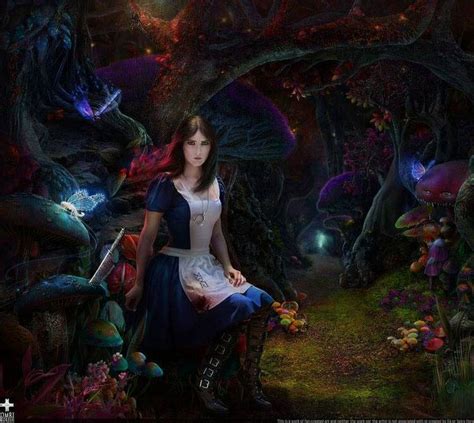 Alice In Wonderland ~gothic Art Alice In Wonderland Artwork Dark