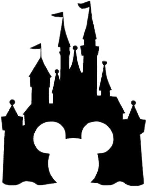 Disney Castle Silhouette Png png image