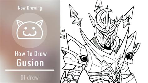 How To Draw Gusion Cosmic Gleam Mobile Legend Easy Drawings