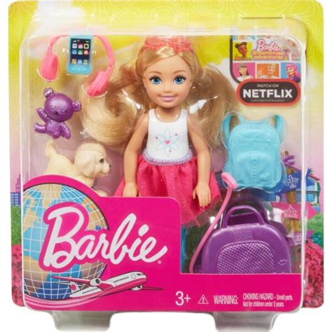 Barbie Chelsea Doll Travel Set With Puppy Accessories Brandaville