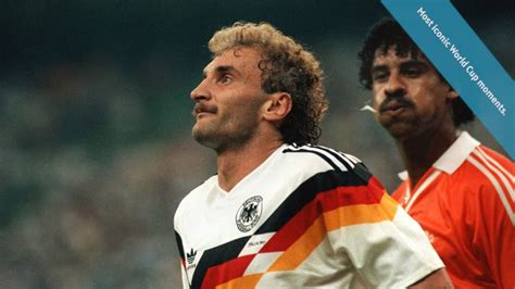 Frank Rijkaard Spits On Rudi Völler At The 1990 World Cup Most Iconic World Cup Moments Youtube