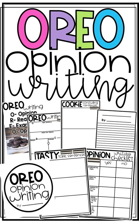 OREO Opinion Writing | Oreo opinion writing, Opinion 