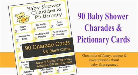 Baby Shower Pictionary Words Baby Emoji Pictionary Printable Spring
