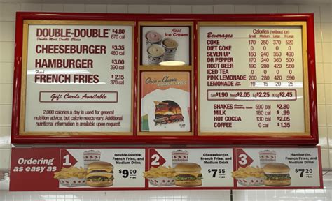 Updated In N Out Burger Menu With Major Price Increases 2023