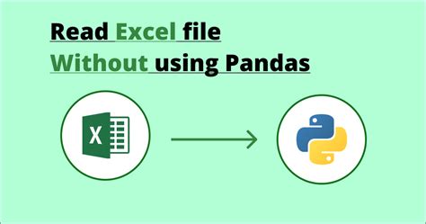How To Read Excel File In Python Without Using Pandas Indeepdata