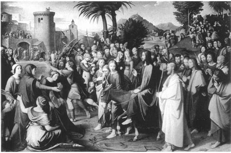 “entry Of Christ Into Jerusalem” 1820 By Johann Friedrich Overbeck