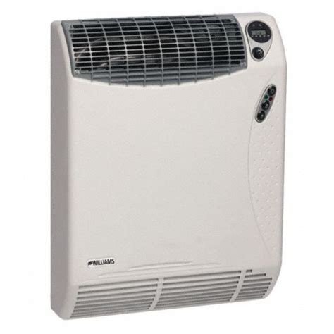 A standard tank gas water heater has burners at the bottom of the tank which heat the water. WILLIAMS COMFORT PRODUCTS Surface-Mount Gas Wall Heater ...