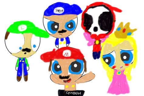 Smg4 And Friends ← A Cartoons Speedpaint Drawing By Videogameangel