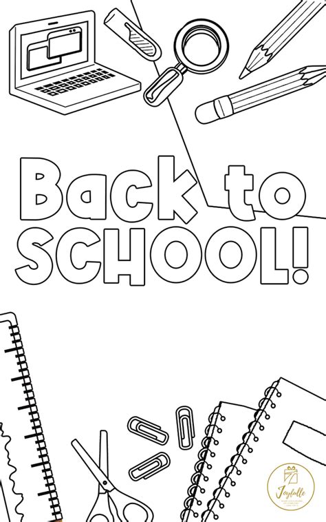 Back To School Printables Coloring Pages For Students