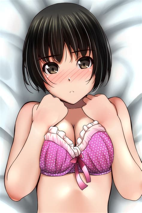 Matsunaga Kouyou Bra Breast Hold Cleavage Yande Re Hot Sex Picture