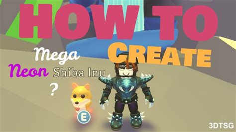 How To Create Mega Neon Shiba Inu Ultra Rare In Roblox Adopt Me