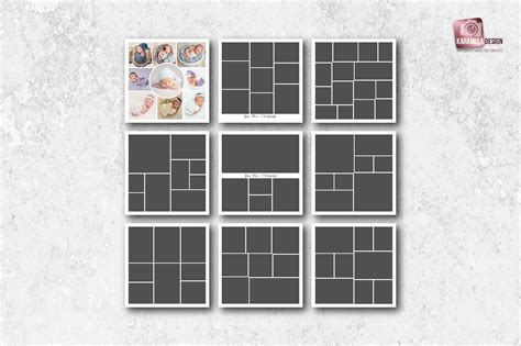 12 X 12 Photo Collage Templates 850692 Customizable Templates